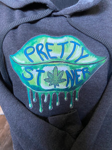 Pretty Stoner cropped hoodie