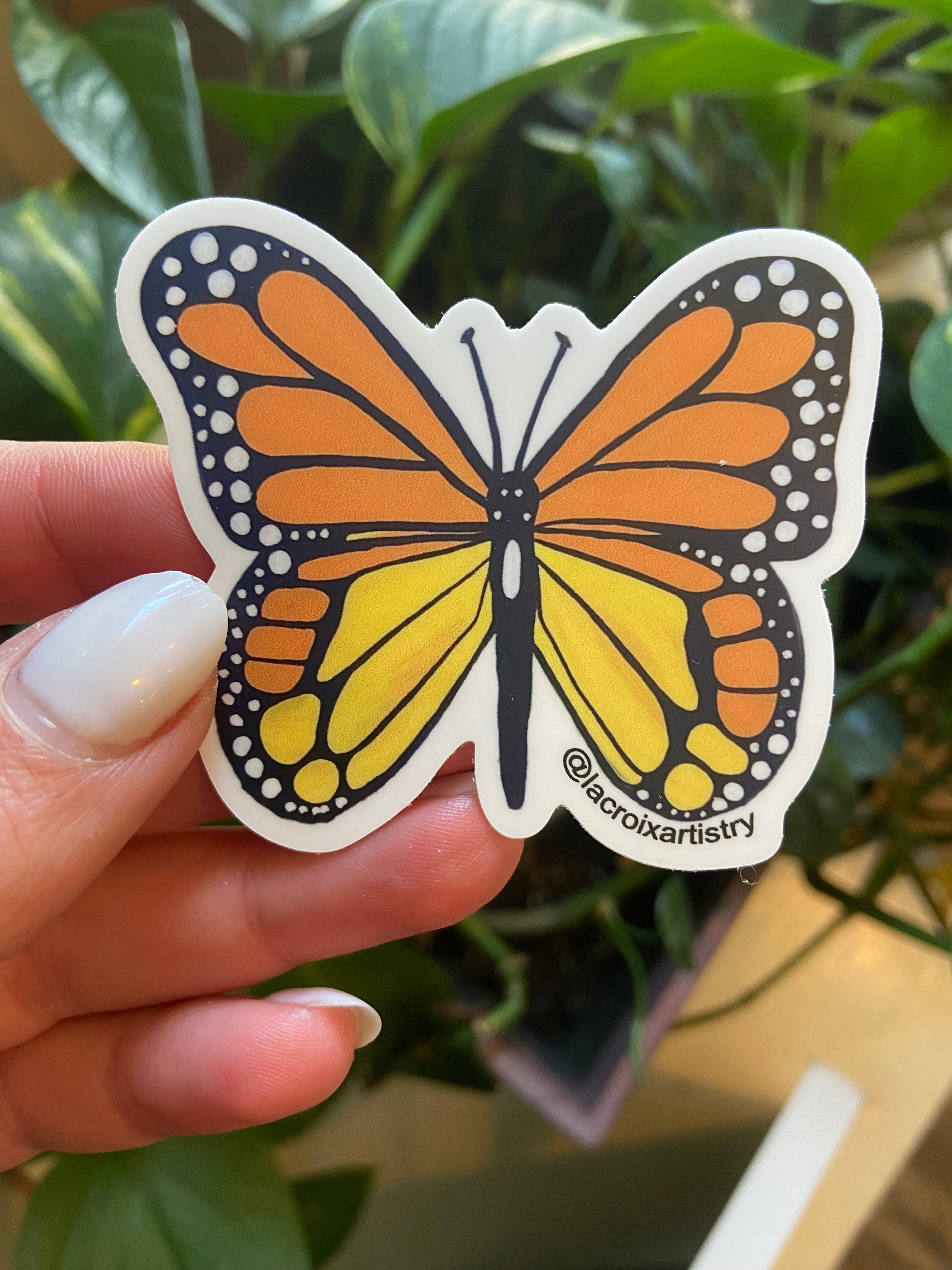 Monarch Butterfly Vinyl sticker