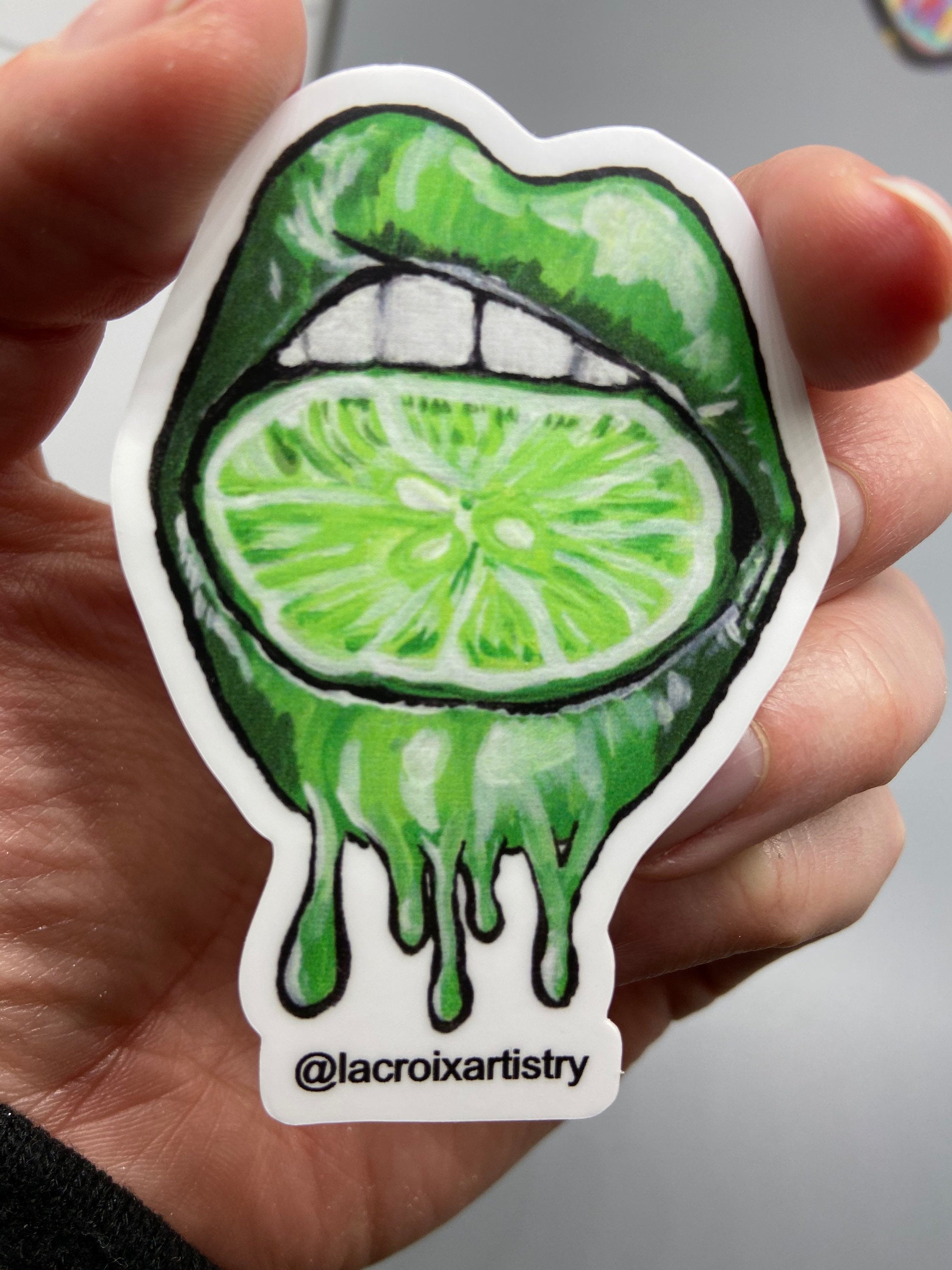 Eat Your Fruit: Lime Sticker