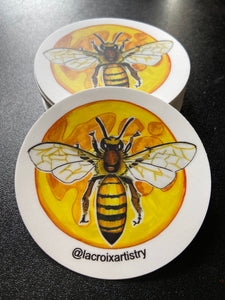 Moon Bee Sticker