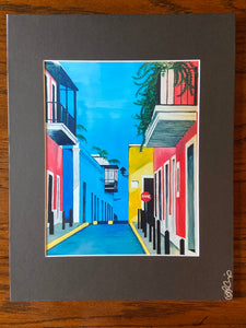 Colorful Streets Old San Juan LaCroix Artistry Print