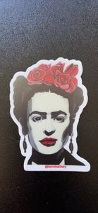 Frida Kahlo die cut sticker