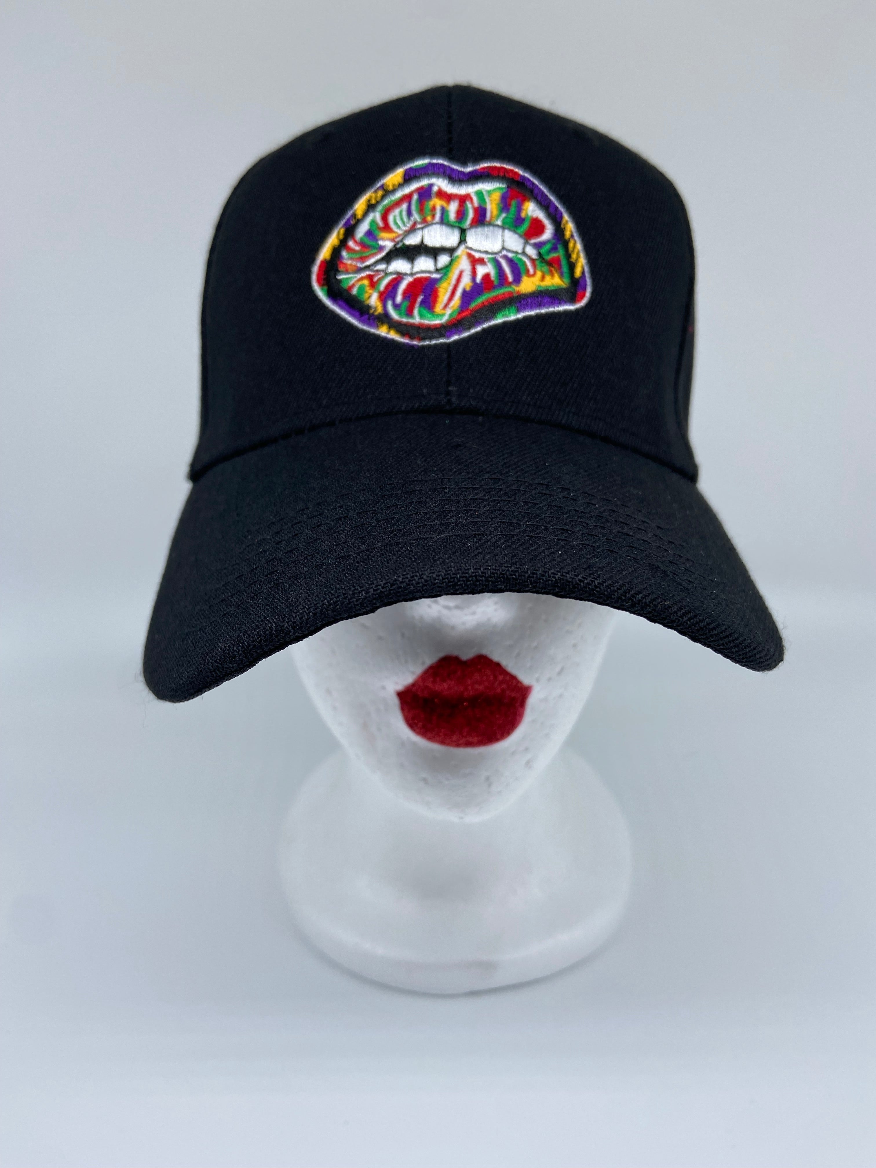 Dirty Mind embroidered ponytail black baseball hat
